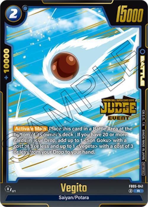 Vegito (Judge Pack 04 - Event Judge) [Fusion World Tournament Cards] - for just $7.80! 
