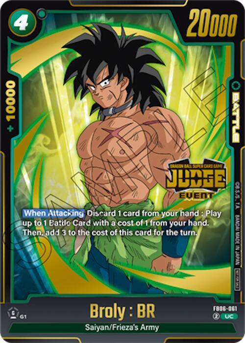 Broly : BR (Judge Pack 04 - Event) [Fusion World Tournament Cards] - for just $9.50! 