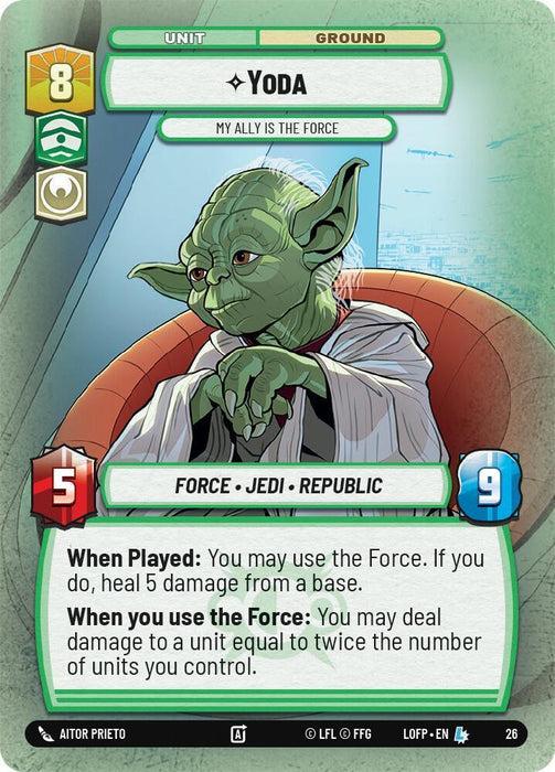 Yoda - My Ally is the Force (26) (26) [Judge Promos] - for just $5.55! 