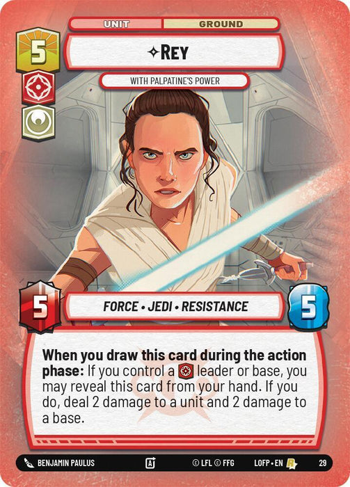 Rey - With Palpatine's Power (29) (29) [Judge Promos] - for just $0.95! 