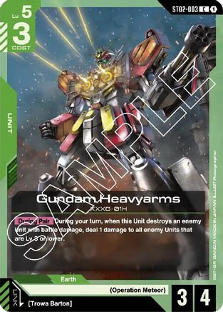 Gundam Heavyarms (ST02-003) - Starter Deck 02 Wings of Advance - for just $0.06! 
