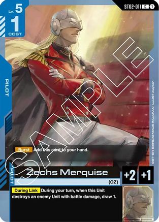 Zechs Merquise (ST02-011) - Starter Deck 02 Wings of Advance - for just $0.51! 