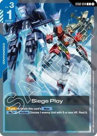 Siege Ploy (ST02-014) - Starter Deck 02 Wings of Advance - for just $0.26! 