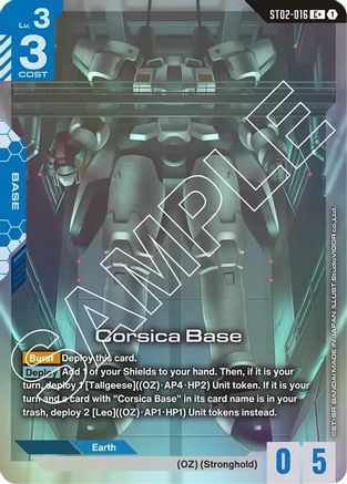 Corsica Base (C+) (ST02-016) - Starter Deck 02 Wings of Advance Holofoil - for just $9.67! 