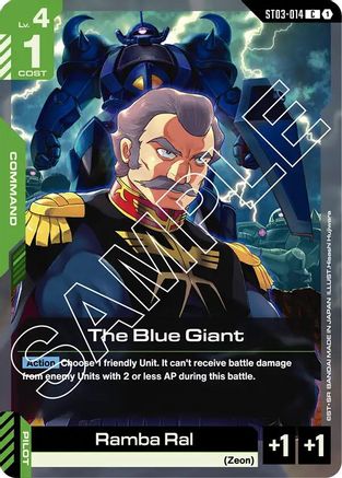 The Blue Giant (ST03-014) - Starter Deck 03 Zeons Rush - for just $0.10! 
