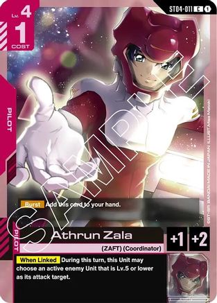 Athrun Zala (ST04-011) - Starter Deck 04 SEED Strike - for just $0.10! 
