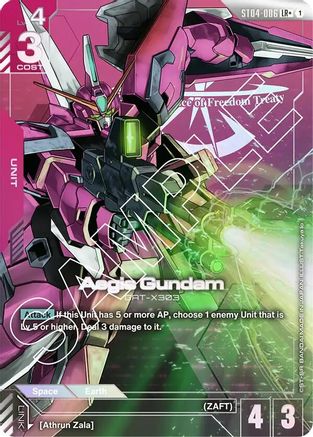 Aegis Gundam (LR+) (ST04-006) - Starter Deck 04 SEED Strike Holofoil - for just $11.66! 