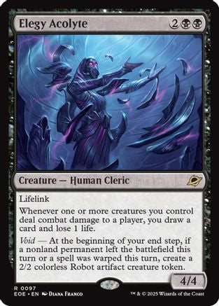 Elegy Acolyte (EOE-097) - Edge of Eternities Foil - for just $0.18! 