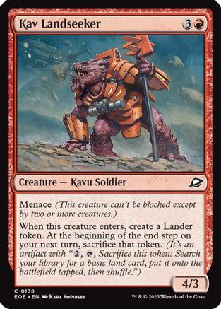 Kav Landseeker (EOE-138) - Edge of Eternities - for just $0.04! 