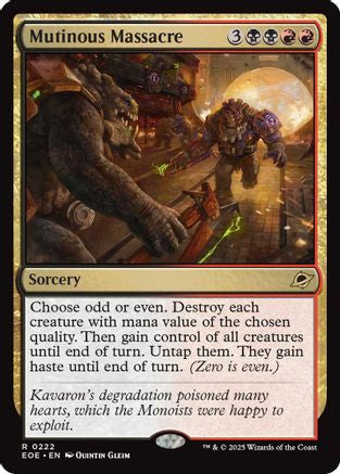 Mutinous Massacre (EOE-222) - Edge of Eternities - for just $0.10! 