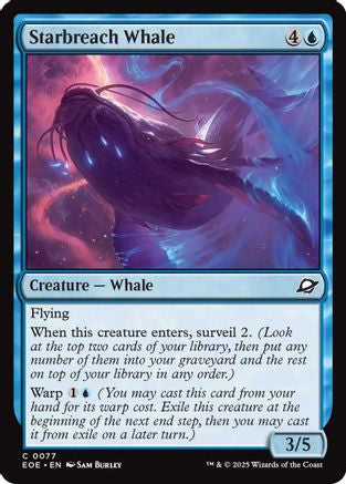Starbreach Whale (EOE-077) - Edge of Eternities - for just $0.02! 