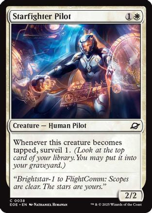 Starfighter Pilot (EOE-038) - Edge of Eternities Foil - for just $0.04! 