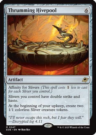 Thrumming Hivepool (EOE-247) - Edge of Eternities Foil - for just $0.56! 