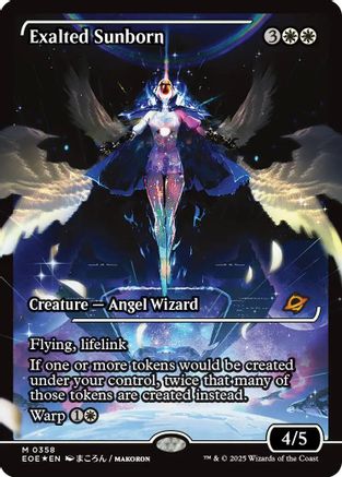 Exalted Sunborn (Showcase) (EOE-358) - Edge of Eternities Foil - for just $18.99! 