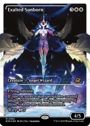 Exalted Sunborn (Showcase) (Fracture Foil) (EOE-358) - Edge of Eternities Foil - for just $55.41! 