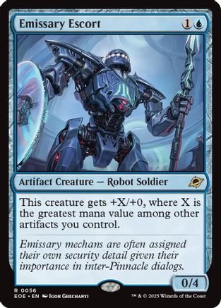Emissary Escort (EOE-056) - Edge of Eternities Foil - for just $0.08! 