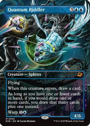 Quantum Riddler (Borderless) (EOE-305) - Edge of Eternities - for just $14.47! 