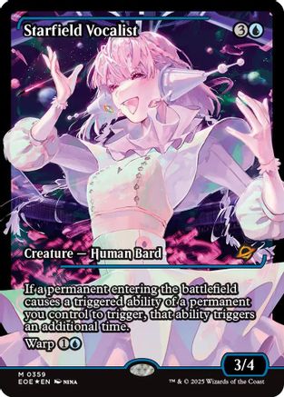 Starfield Vocalist (Showcase) (EOE-359) - Edge of Eternities Foil - for just $16.60! 