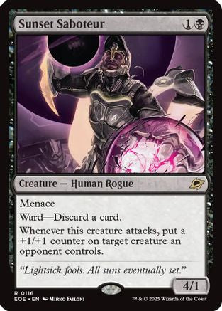 Sunset Saboteur (EOE-116) - Edge of Eternities - for just $0.07! 