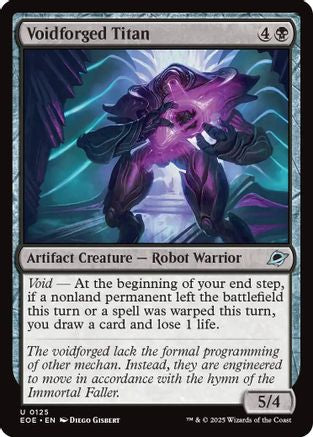 Voidforged Titan (EOE-125) - Edge of Eternities - for just $0.02! 