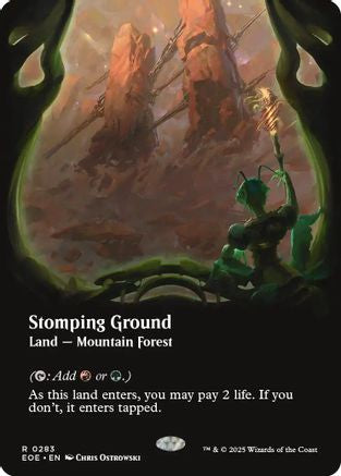 Stomping Ground (Borderless) (EOE-283) - Edge of Eternities Foil - for just $3.58! 