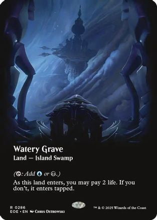 Watery Grave (Borderless) (EOE-286) - Edge of Eternities Foil - for just $4.95! 