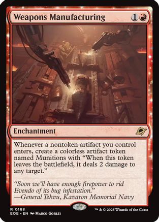 Weapons Manufacturing (EOE-168) - Edge of Eternities - for just $0.69! 