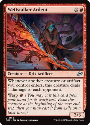 Weftstalker Ardent (EOE-169) - Edge of Eternities Foil - for just $0.40! 