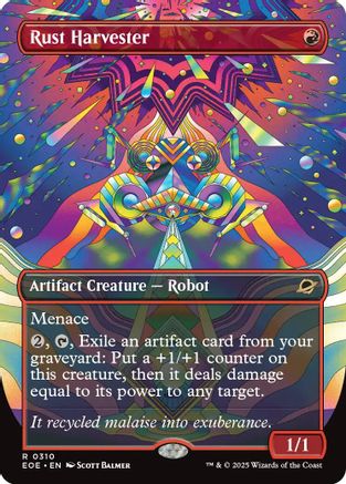 Rust Harvester (Borderless) (EOE-310) - Edge of Eternities Foil - for just $0.13! 