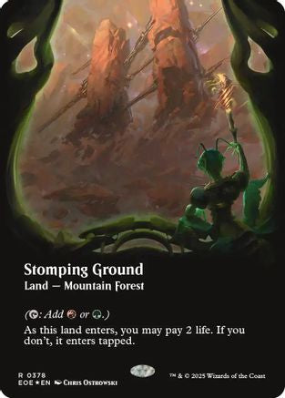 Stomping Ground (Borderless) (Galaxy Foil) (EOE-378) - Edge of Eternities Foil - for just $6.79! 