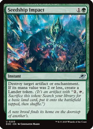 Seedship Impact (EOE-205) - Edge of Eternities Foil - for just $0.05! 