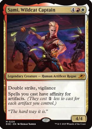 Sami, Wildcat Captain (EOE-226) - Edge of Eternities Foil - for just $0.59! 