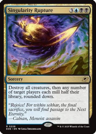 Singularity Rupture (EOE-228) - Edge of Eternities - for just $0.30! 
