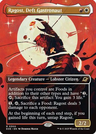Ragost, Deft Gastronaut (Borderless) (EOE-300) - Edge of Eternities - for just $0.89! 