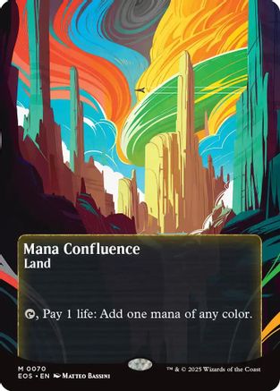 Mana Confluence (0070) (Borderless) (EOS-070) - Edge of Eternities: Stellar Sights - for just $16.86! 
