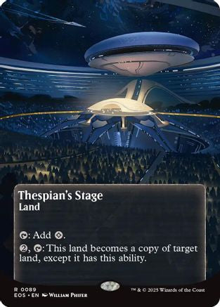 Thespian's Stage (0089) (Borderless) (EOS-089) - Edge of Eternities: Stellar Sights Foil - for just $1.94! 