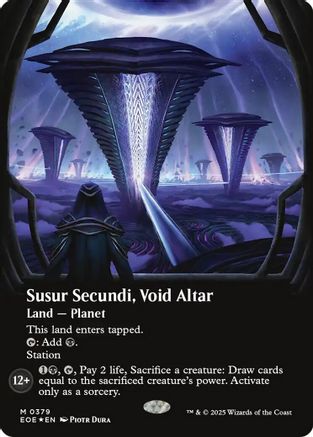 Susur Secundi, Void Altar (Borderless) (Galaxy Foil) (EOE-379) - Edge of Eternities Foil - for just $8.58! 
