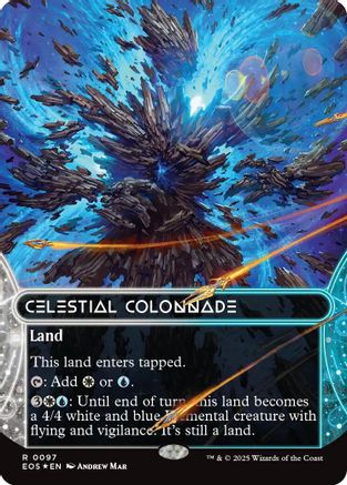 Celestial Colonnade (0097) (Borderless) (Galaxy Foil) (EOS-097) - Edge of Eternities: Stellar Sights Foil - for just $1.65! 