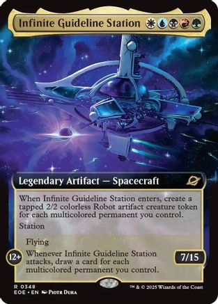 Infinite Guideline Station (Extended Art) (EOE-348) - Edge of Eternities Foil - for just $0.47! 