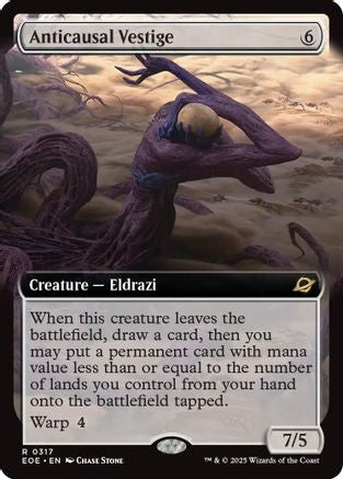 Anticausal Vestige (Extended Art) (EOE-317) - Edge of Eternities Foil - for just $0.91! 