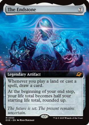 The Endstone (Extended Art) (EOE-353) - Edge of Eternities Foil - for just $1.80! 