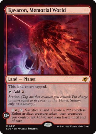 Kavaron, Memorial World (EOE-255) - Edge of Eternities - for just $0.42! 