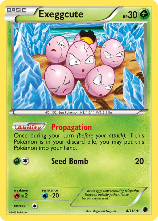 Exeggcute (4/116) [Black & White: Plasma Freeze] - for just $1.70! 