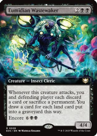 Eumidian Wastewaker (Extended Art) (EOC-028) - Commander: Edge of Eternities - for just $0.09! 