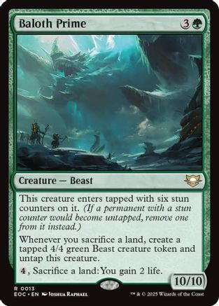 Baloth Prime (EOC-013) - Commander: Edge of Eternities - for just $0.11! 