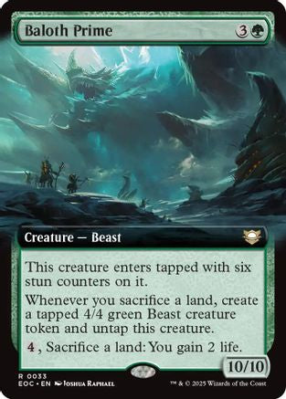 Baloth Prime (Extended Art) (EOC-033) - Commander: Edge of Eternities - for just $0.19! 