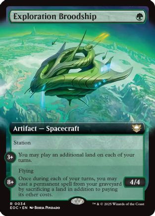 Exploration Broodship (Extended Art) (EOC-034) - Commander: Edge of Eternities - for just $1.22! 