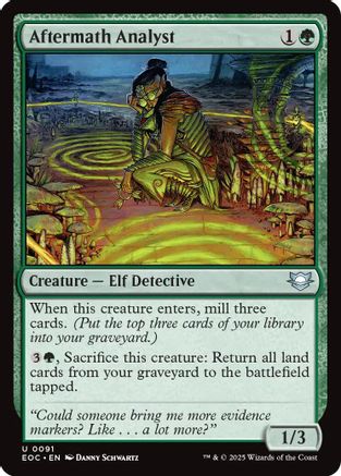 Aftermath Analyst (EOC-091) - Commander: Edge of Eternities - for just $0.27! 