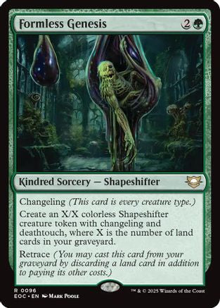 Formless Genesis (EOC-096) - Commander: Edge of Eternities - for just $0.07! 