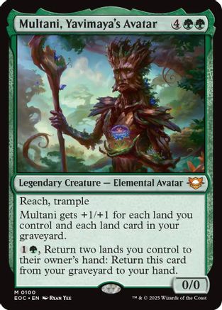 Multani, Yavimaya's Avatar (EOC-100) - Commander: Edge of Eternities - for just $0.08! 